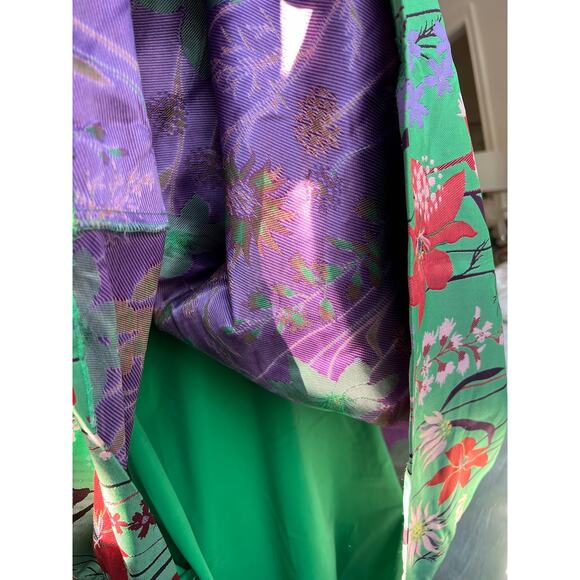 Eliza J Green Floral Spaghetti Strap Fit & Flare Dress - Picture 8 of 16